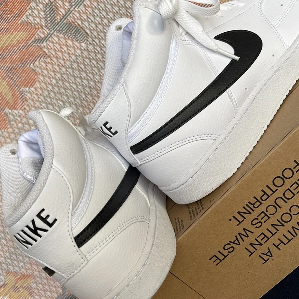 NIKE MEN’S COURT VISION MID Next Nature WHITE/BLACK-WHITE
DN3577 101 Sneakers - Picture 15 of 16